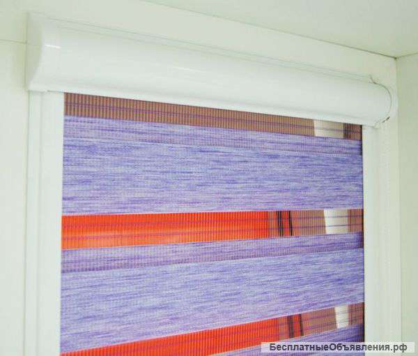 Рулонные шторы ZEBRA (день-ночь) в Балашихе