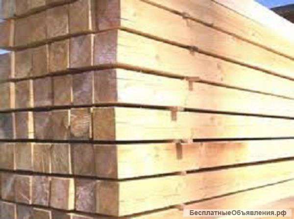 Брус лиственница 100х100х6000 мм от производителя