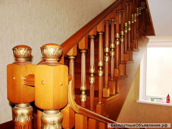 Изготовление лестниц из ценных пород дерева