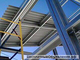 Монтаж ЛСТК ангаров