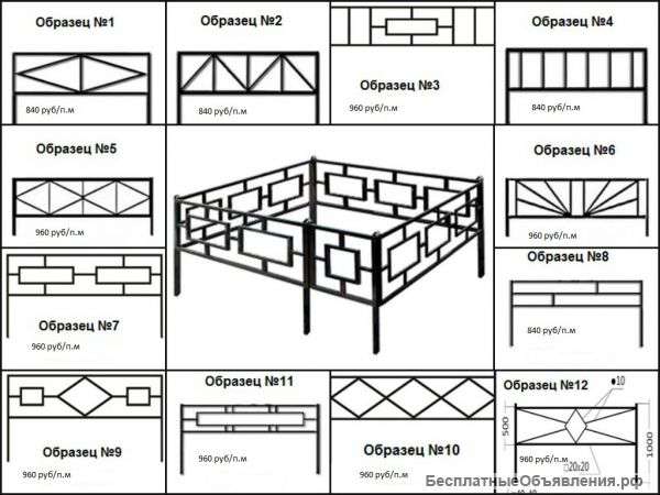 Ограды от производителя