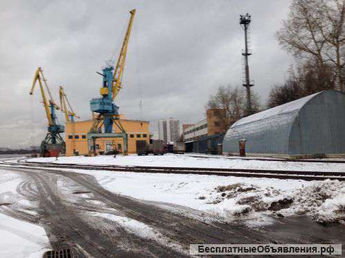 Ангар 375 кв.м с открытой площадкой 2000 кв.м м.Кожуховская