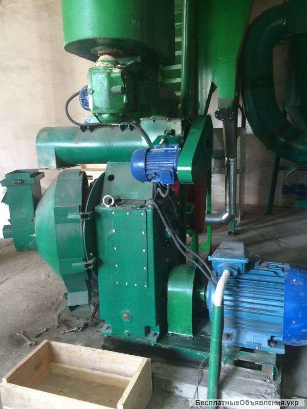 Монтаж линий гранулирования пеллеты и комбикорма ОГМ1.5