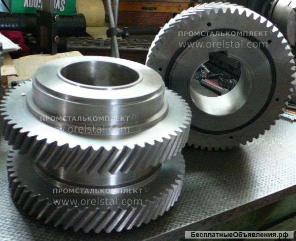Шестерни, зубчатые колеса, ступицы, оси, валы-ремонт редукторов