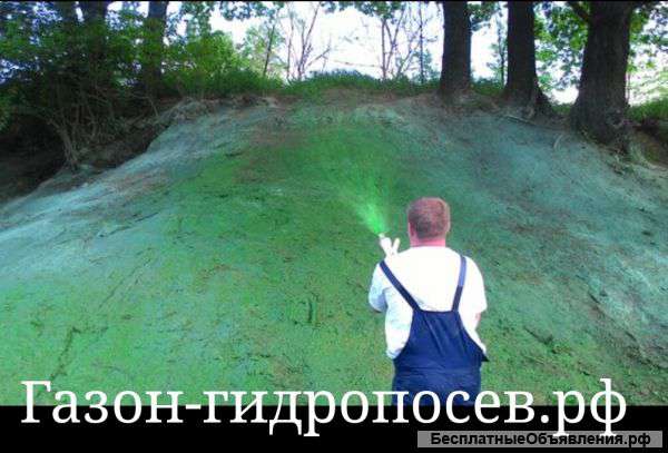 Гидропосев газона