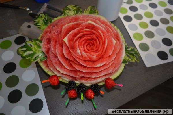 Сделай себе и любимой ,близким уникальный подарок из фруктов и овощей