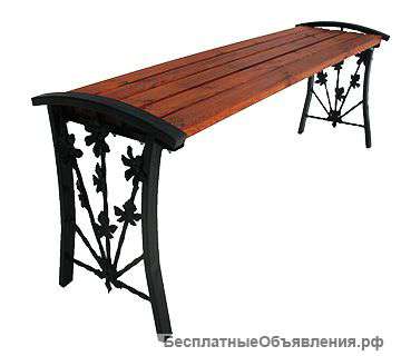 Стальная скамейка "Дачная"