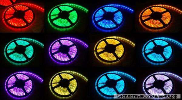 Светодиодная лента RGB 5050, 300Led, 12V