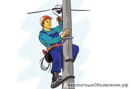 Электрификация участка, электромонтажные работ