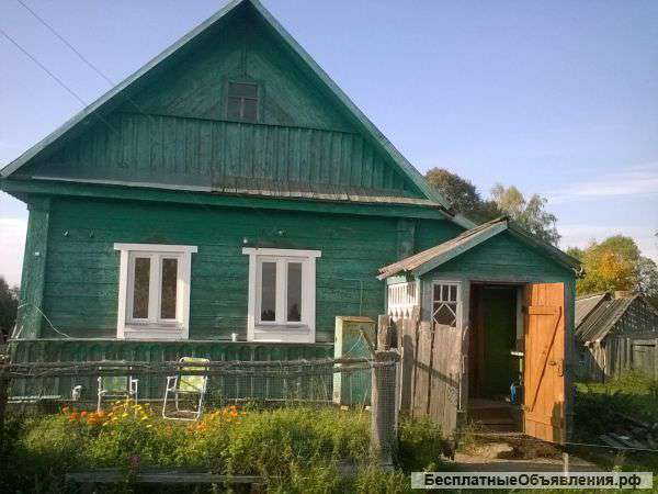 Дом 60 м² на участке 80 сот.деревня Овечково ,Псковской области
