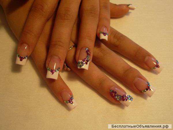 Наращивание ногтей, гель-лак, Шилка, дизайн