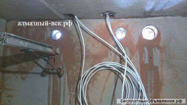 Алмазное бурение стен и перекрытий