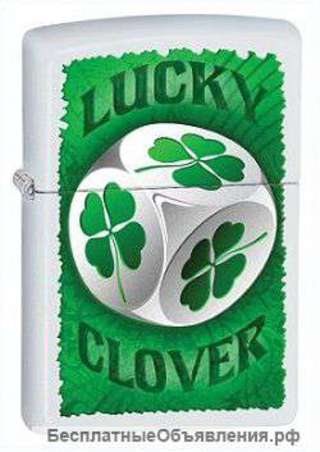 Зажигалка Zippo 28298 Locky Clover Dice