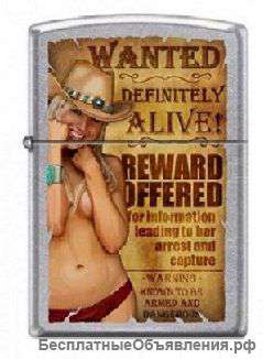 Зажигалка Zippo 207 Wanted Poster Miranda