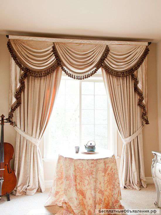 Пошив штор, дизайн в подарок