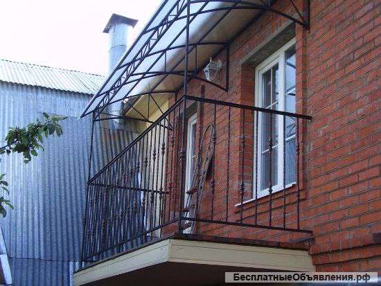 Современная и надёжная навесная крыша для крыльца, веранды, балкона