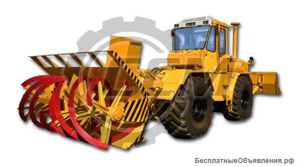 Фрезерно-роторный снегоочиститель К-703-ОС-Т с передним универсальным отвалом и с реверсивным постом