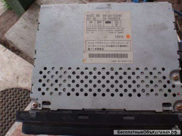 Автомагнитолу Toyota модель 86120-52340