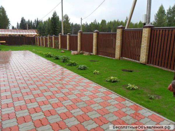 Укладка тротуарной плитки