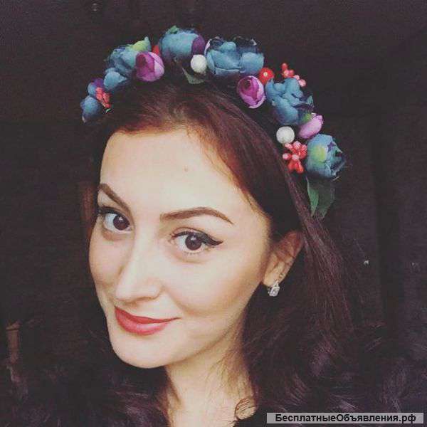Обручи для волос цветы