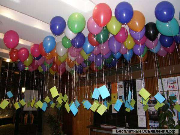 Украшение шарами