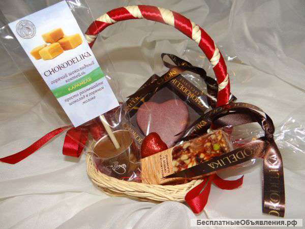 Оригинальные подарки - корзинки со сладостями