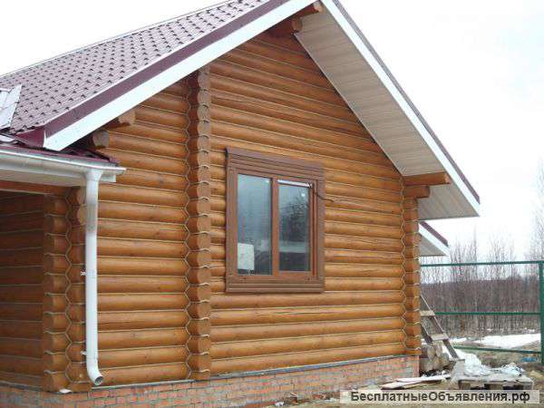 Строения из оцилиндрованного бревна
