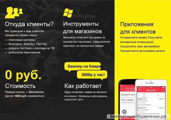 Клиенты для авто магазинов и автосервисов