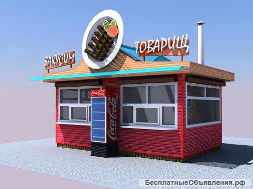 Павильонов и киосков