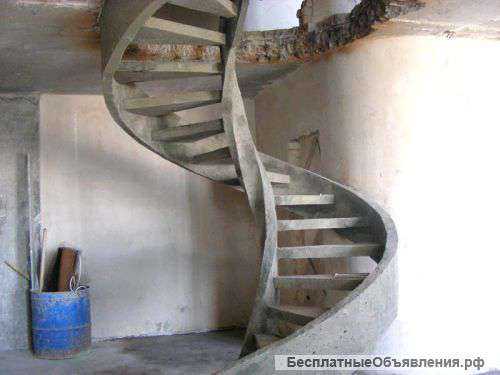 Монолитные бетонные лестницы