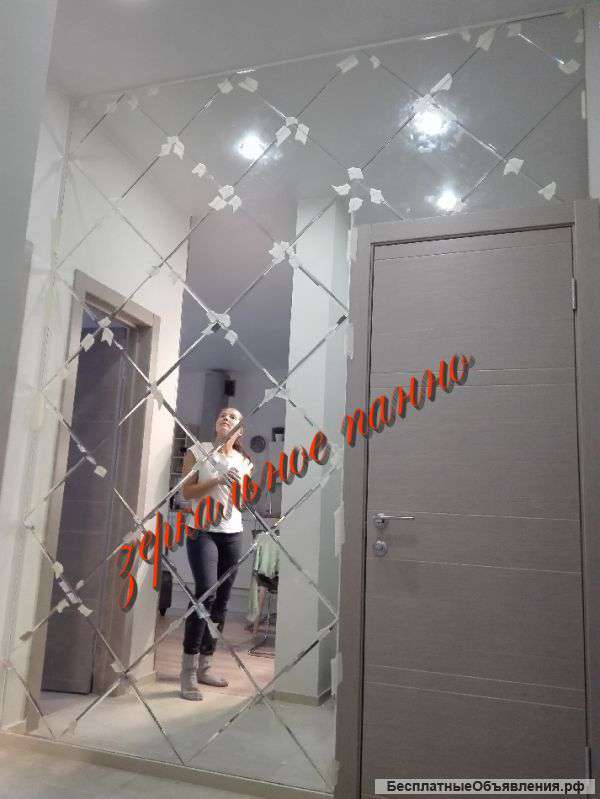Монтаж стекла и зеркал