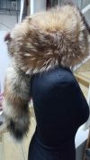 Шапка из лисы с хвостом