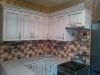 Кухонный гарнитур 160х150 Белый ясень, покрытие патина