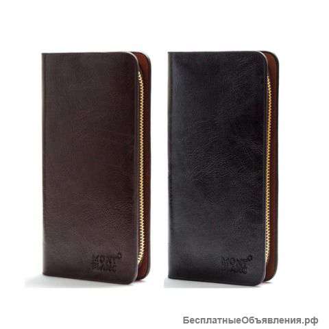 Портмоне montblanc + часы ferrari в подарок