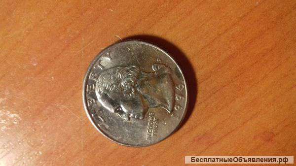 СКОРЕЕ Монета liberty quarter dollar 1996 УСПЕЙТЕ