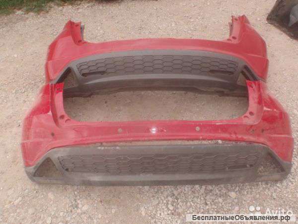 Бампер задний Honda Civic 5D хетчбек две части хон
