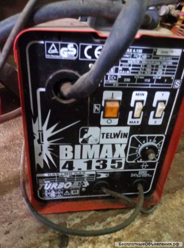 Сварочный полуавтомат Telwin bimax 4.135