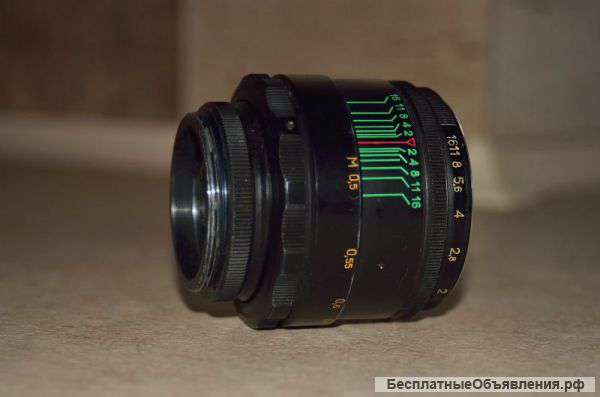 Объектив Гелиос 44-2 58 mm f/ 2