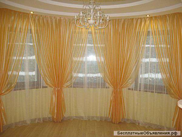 Пошив штор покрывал
