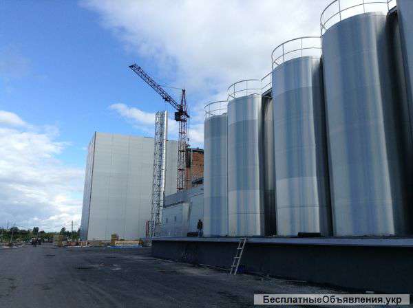 Ёмкости, резервуары из пищевой нержавеющей стали