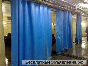 Завеса ПВХ для автосервиса сплошная 3х6м