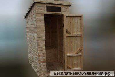 Туалет дачный большой