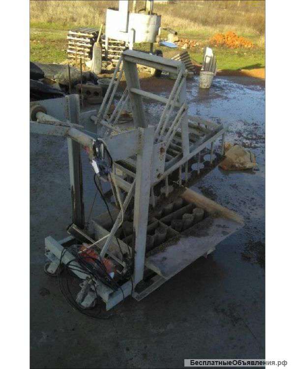 Станок для производства блоков, бетономешалка