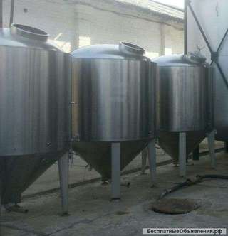 Ёмкость нержавеющая,объем — 2 куб.м., ЦКТ, вертикальная, рубашка