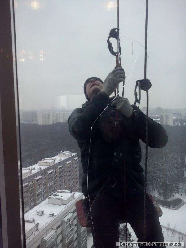 Замена стеклопакетов.покраска окон