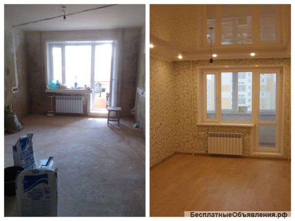 Отделка квартир,все виды