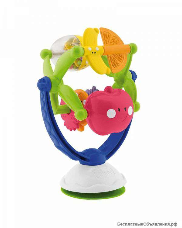 Электронная игрушка для стульчика Фрукты Chicco