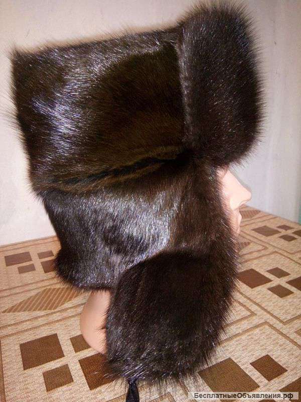Меховые шапки из ондатры, опт и розница