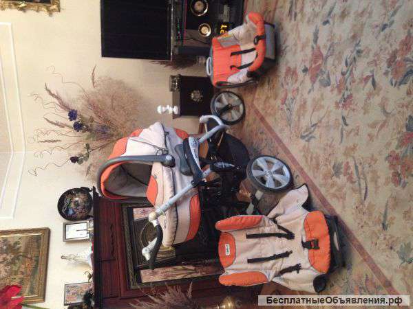 Детская коляска3 в 1 Cam Cortina Evolution Италия