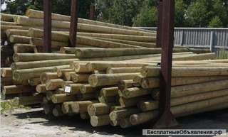 Опоры ЛЭП деревянные от производителя